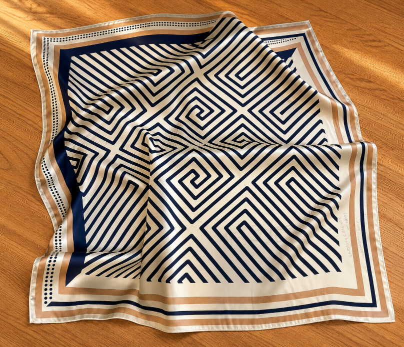 Riviera - Foulard carré 70x70